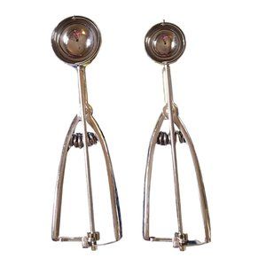 Inox Edelstahl Rost Frei Stainless 18/8 Scoops 2 1.5" & 2" Vintage Set Of 2